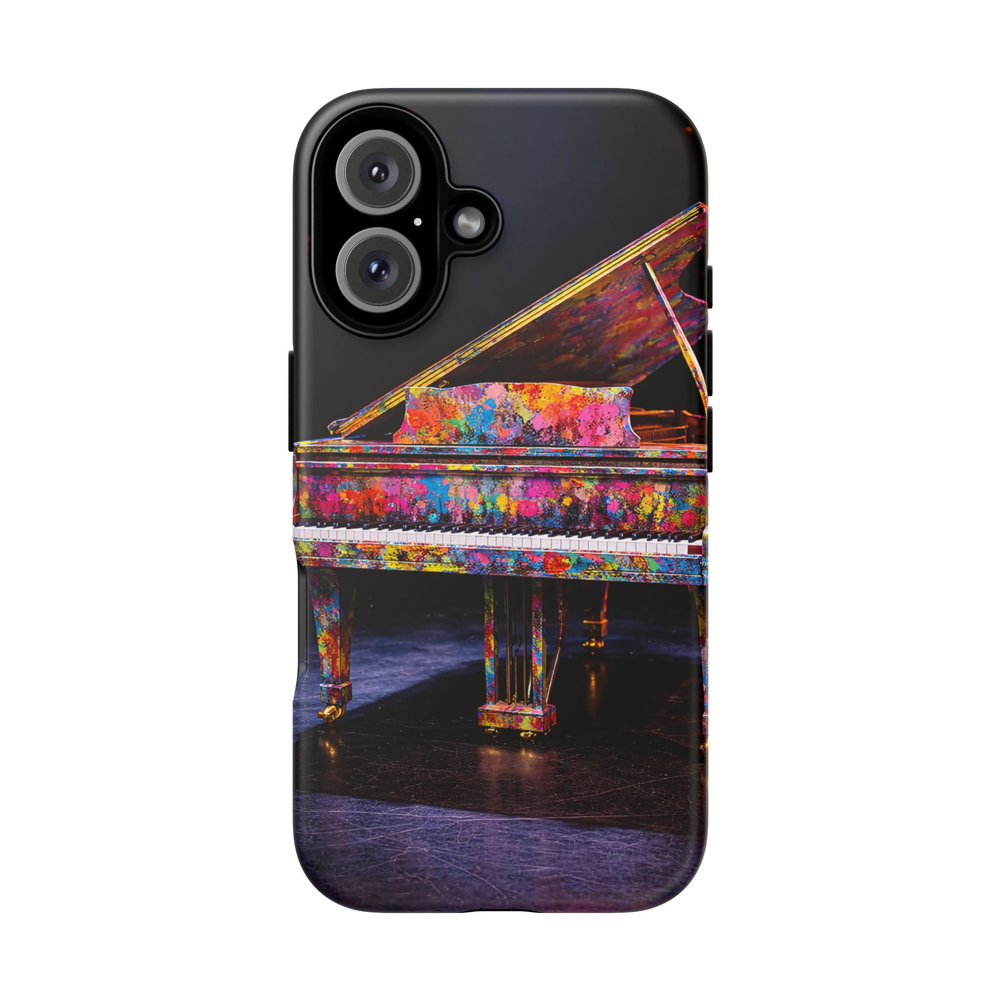 Colorful Grand Piano Phone Case | Artistic Luxury Piano Design