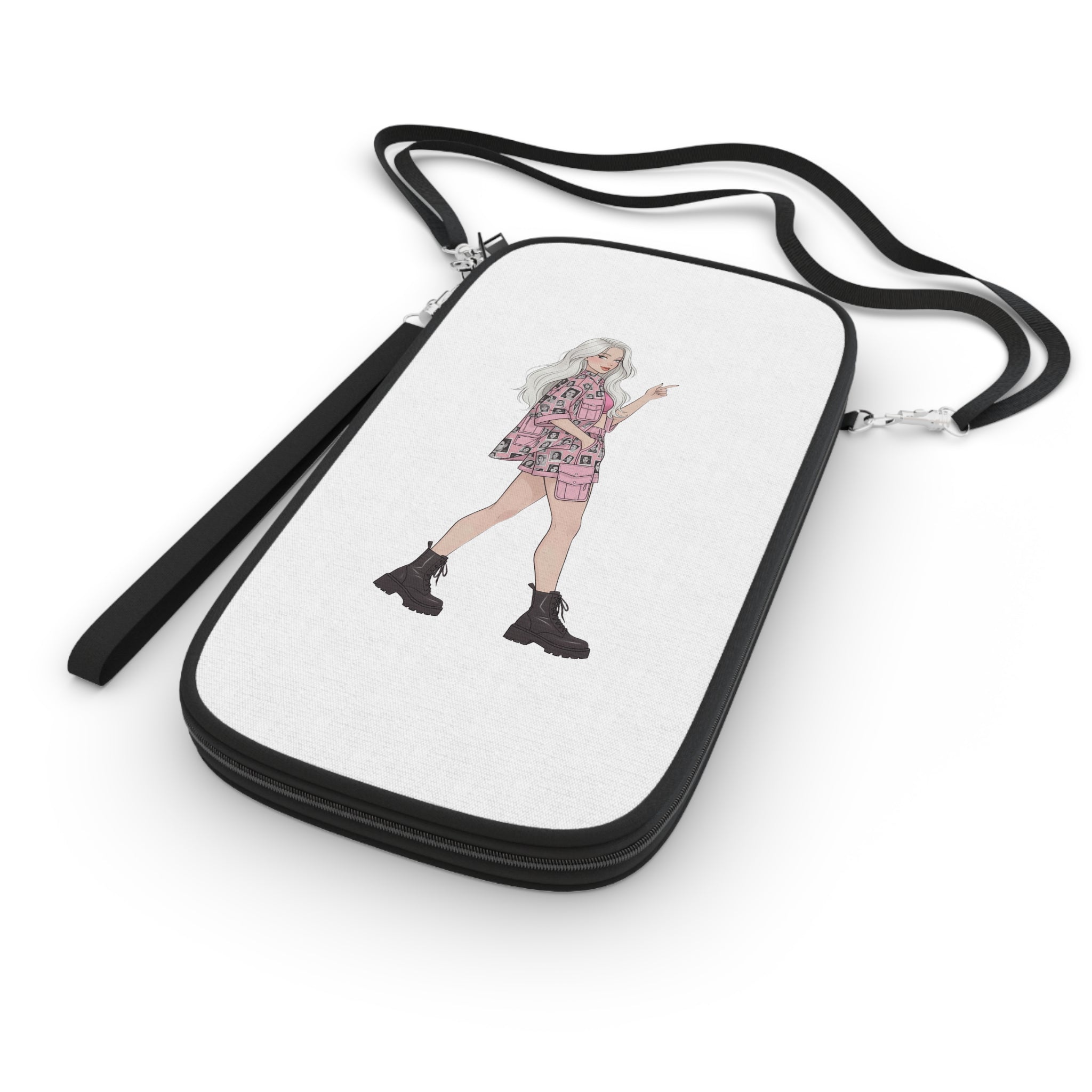 Minimal Fashion Illustration Passport Wallet