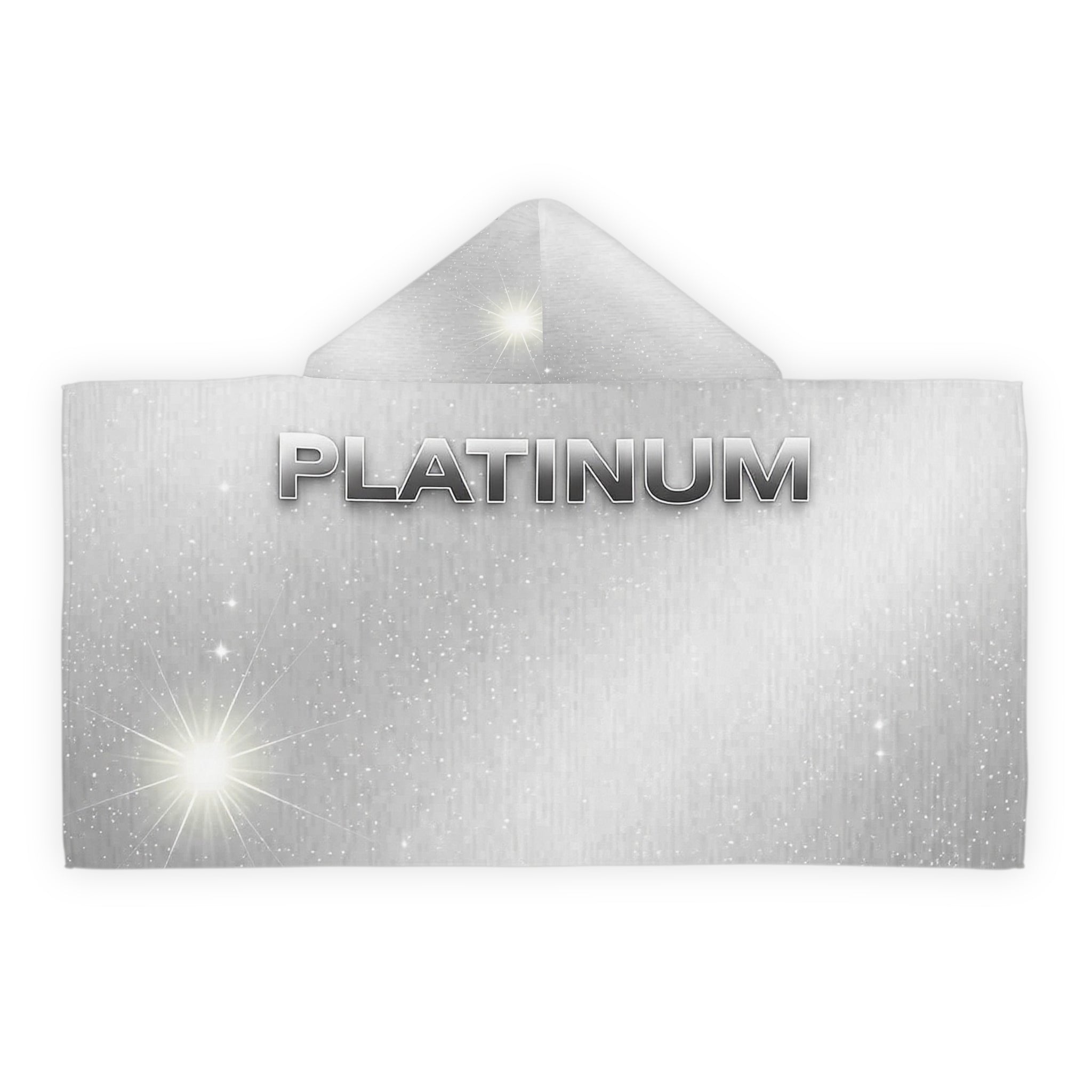 Platinum Hooded Towel – Luxury Silver Hooded Bath Towel for Kids & Home