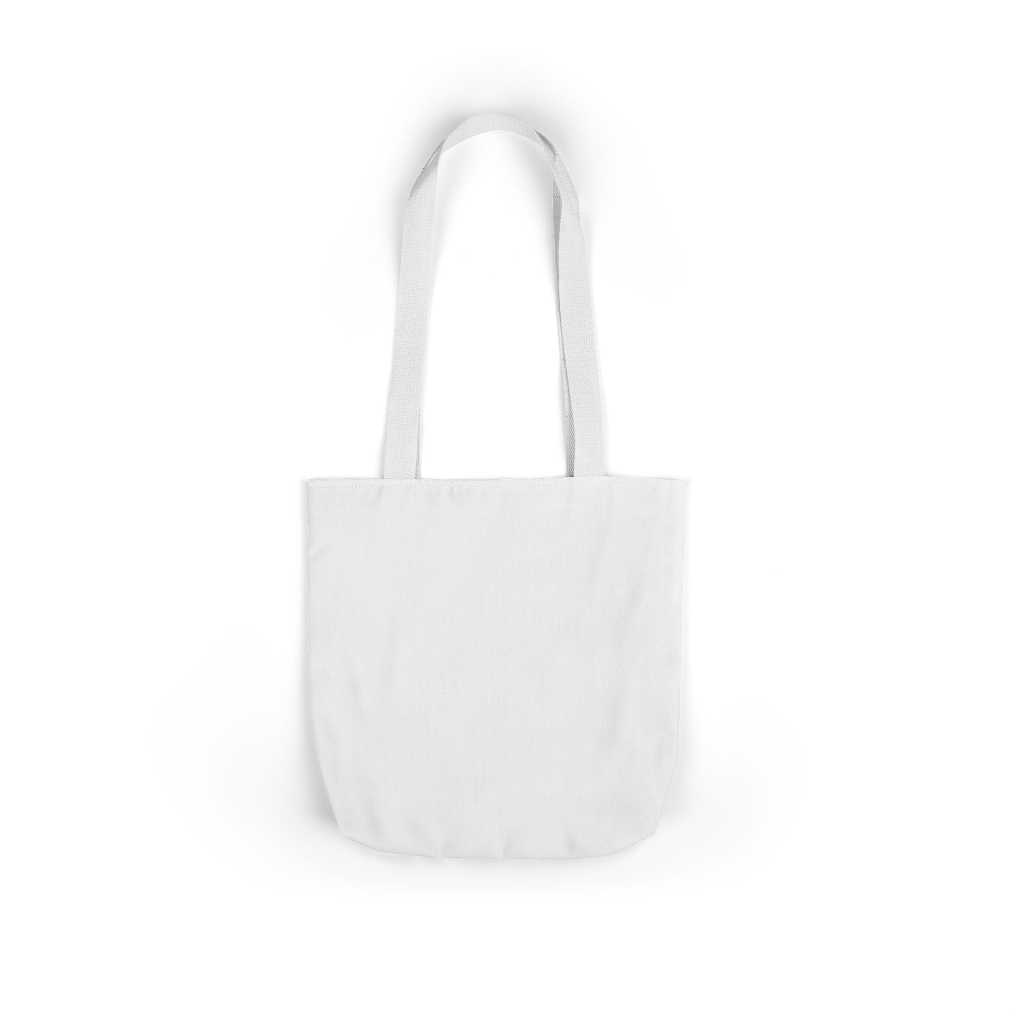 Biker Bunny Canvas Tote — Motorcycle Rabbit Graphic Tote Bag