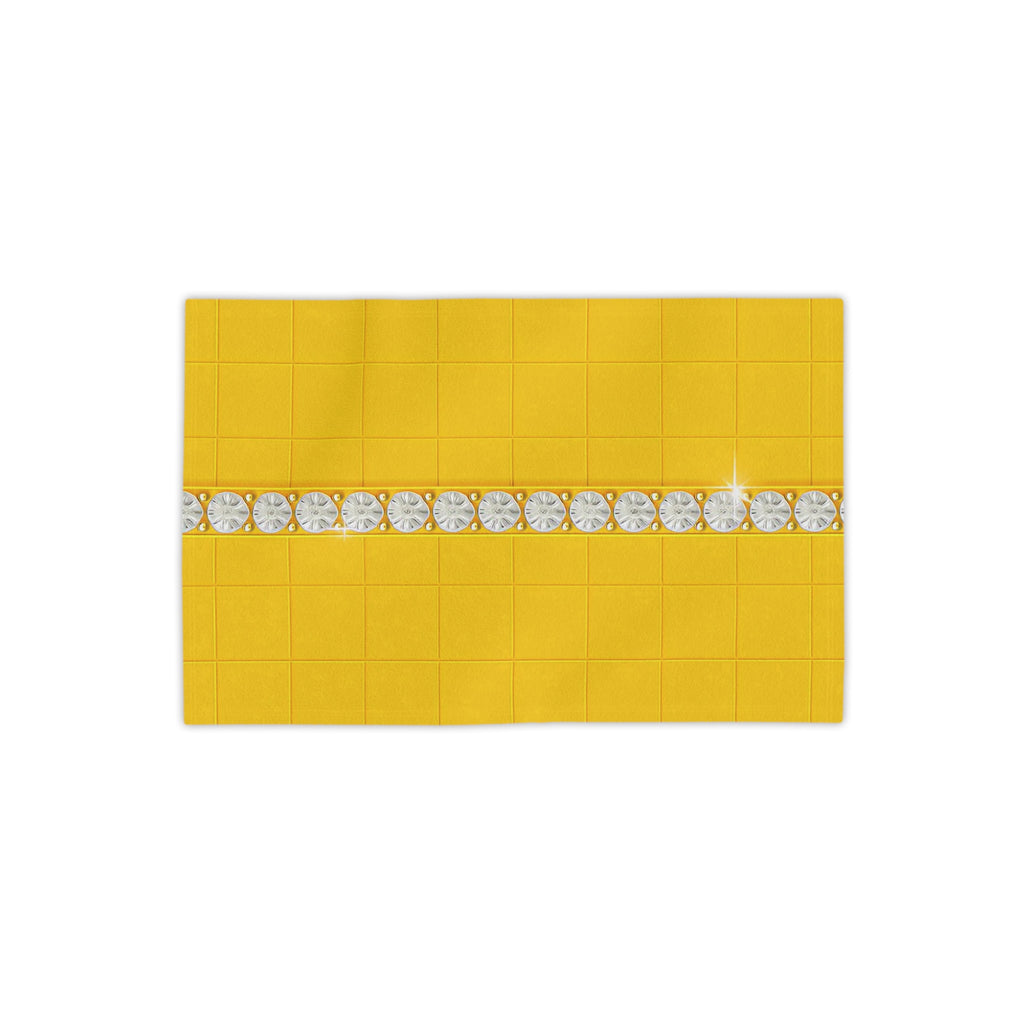 Quiet Joy Yellow Towel – Graphic Statement Collection