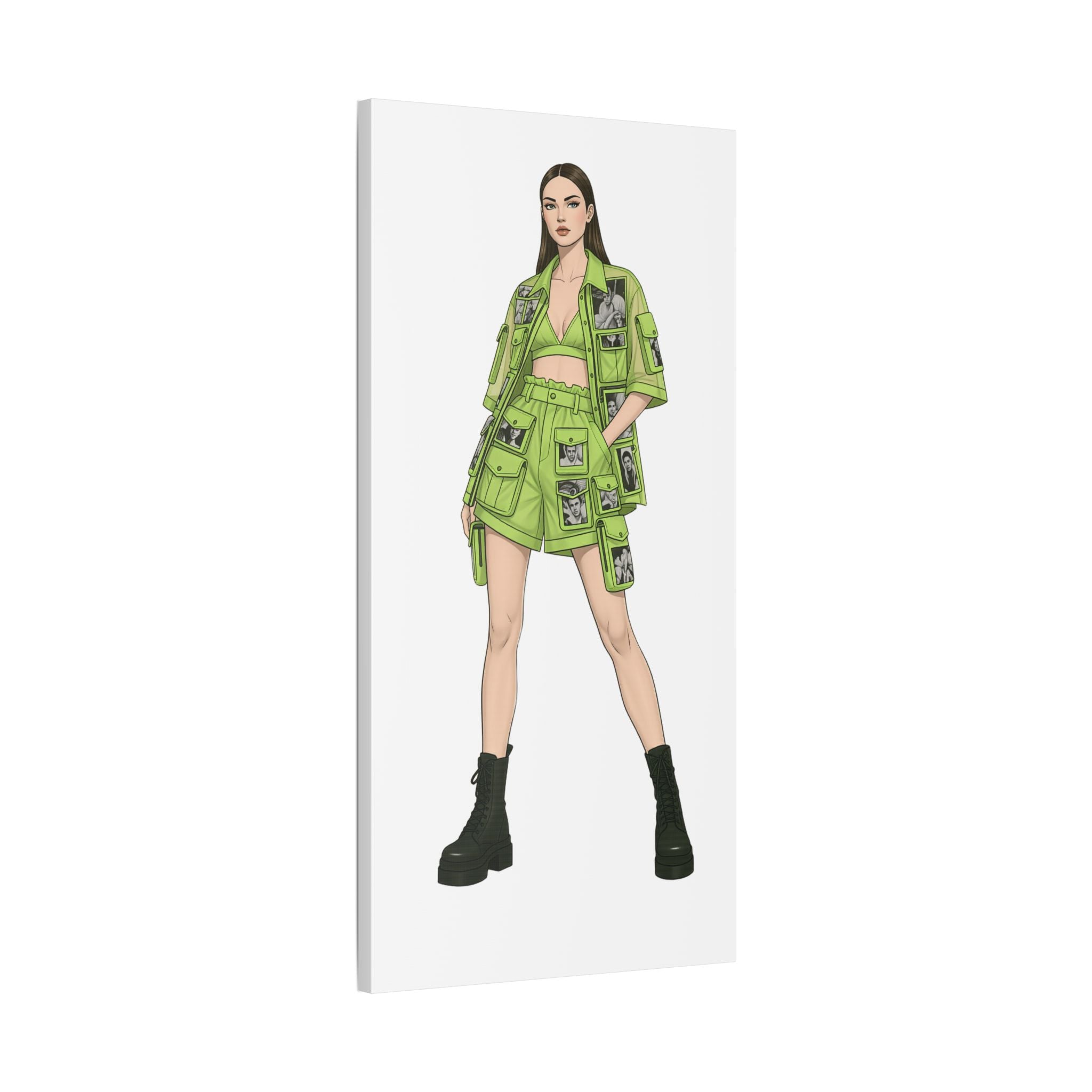 Minimal Fashion Figure Canvas — Quiet Statement Art
