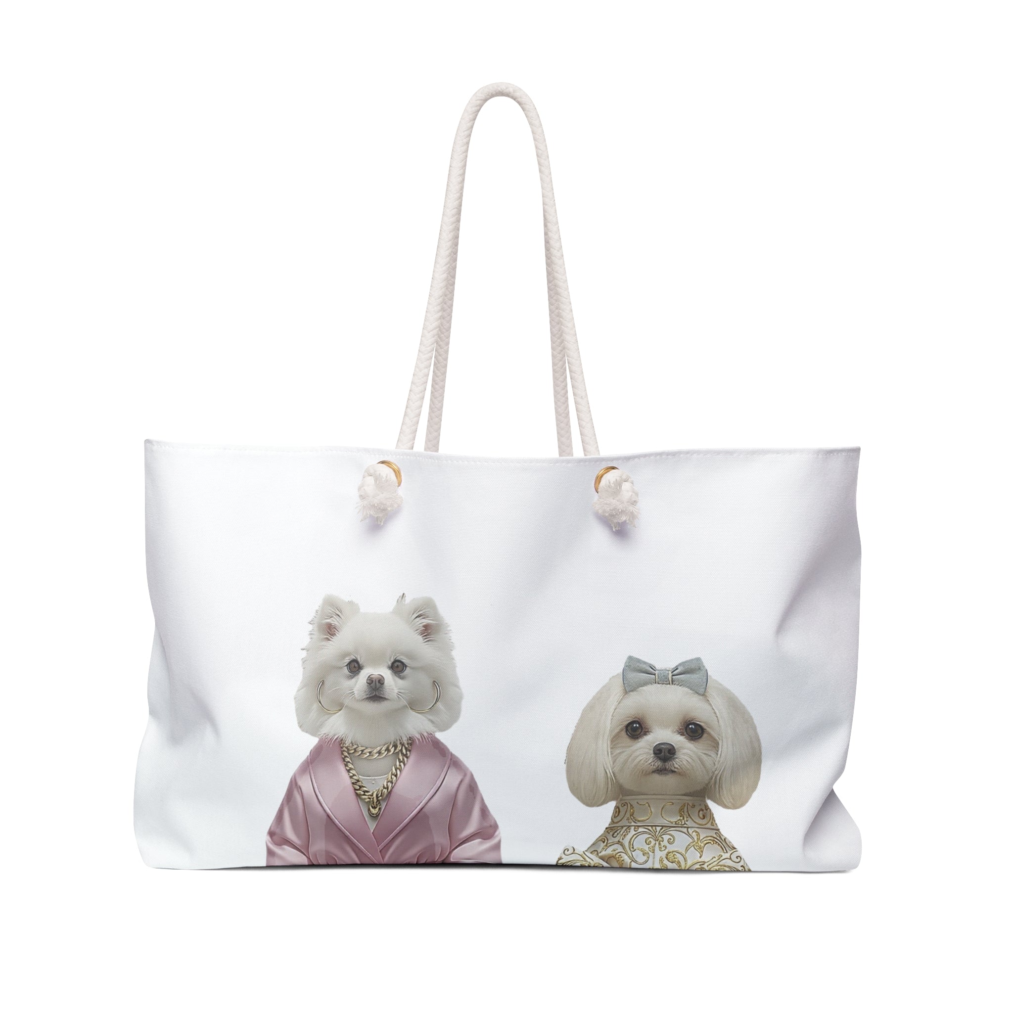 Chic Pooch Weekender Bag – Dressed-Up Dog Travel Tote