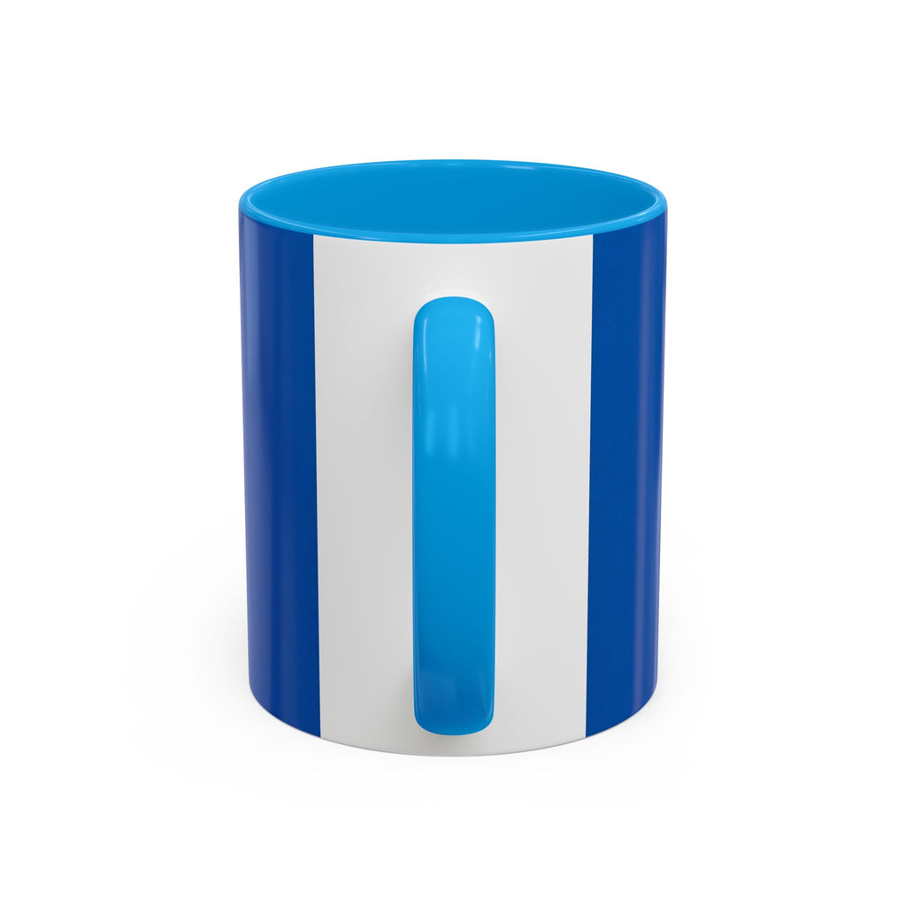 Blue Bunny Accent Mug – Cute Minimal Animal Art Cup