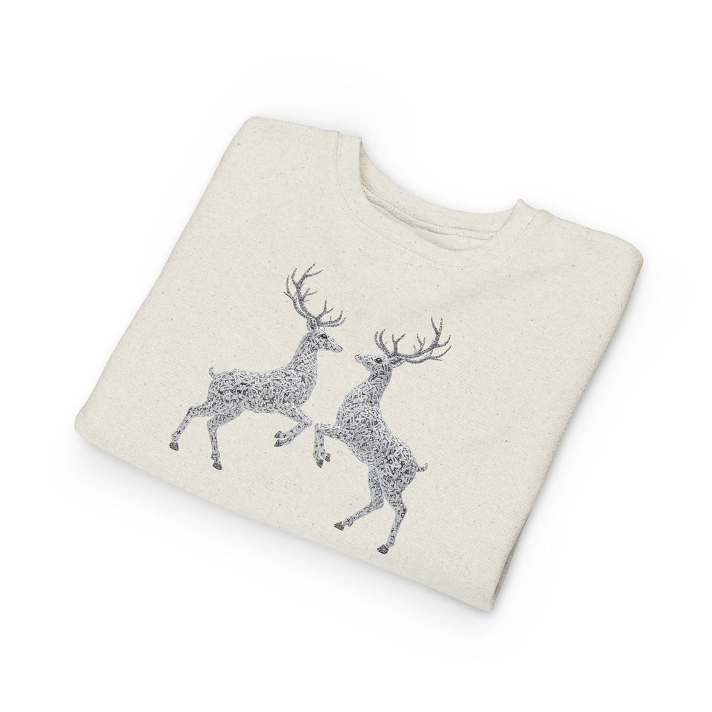 This Winter, Capture the Most Beautiful Moments — Twin Reindeer Sweatshirt Edition.