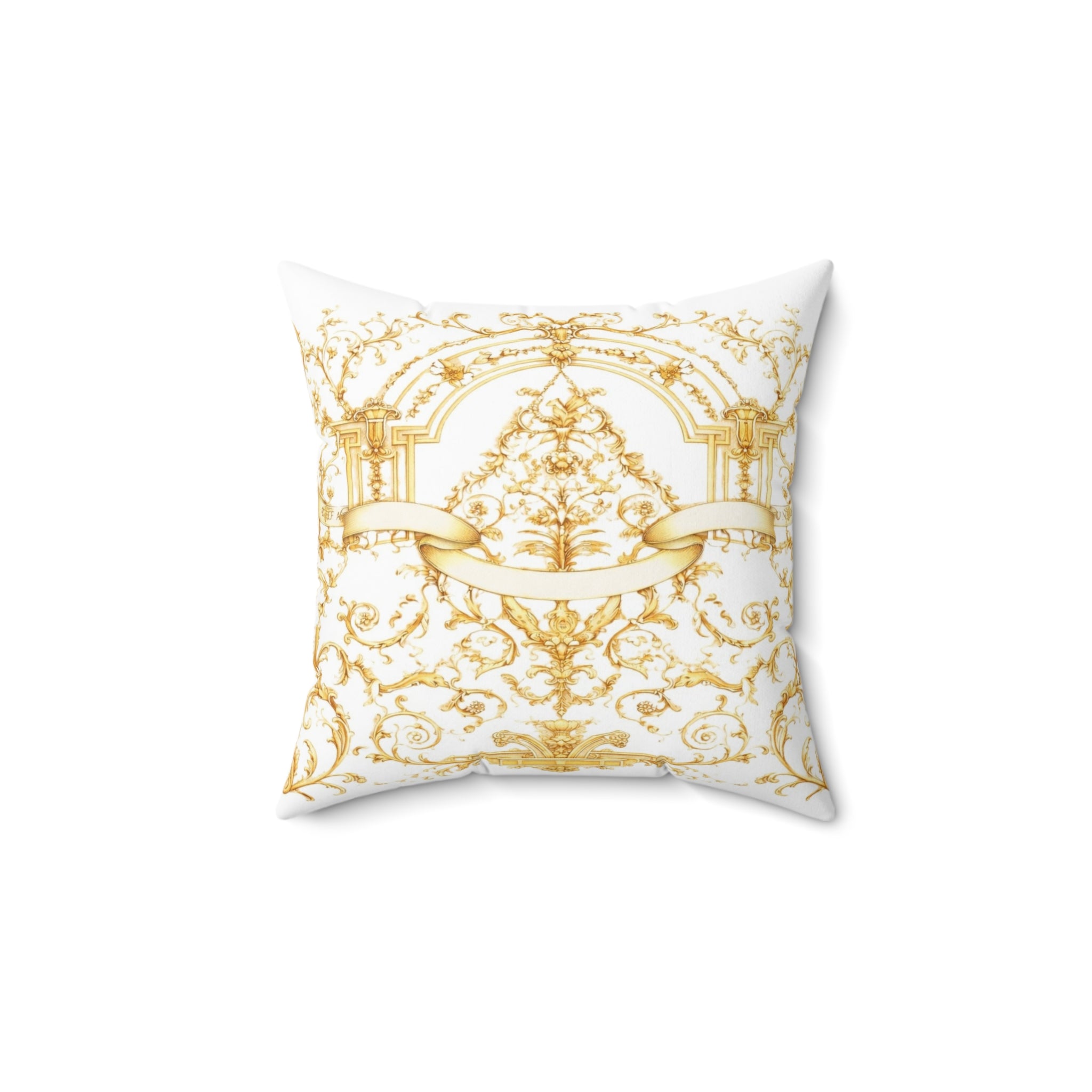 Luxury Gold Baroque Cushion Cover – Elegant Palace Style Decorative Pillow