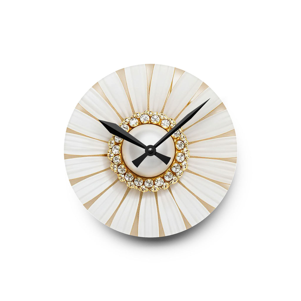 Minimal Acrylic Wall Clock for Modern Interiors