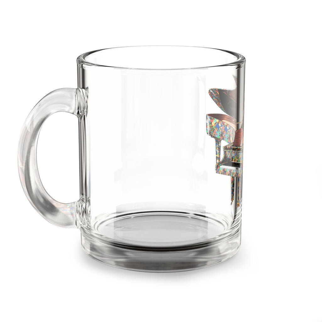 Floating Piano Glass Mug – Art Object Cup