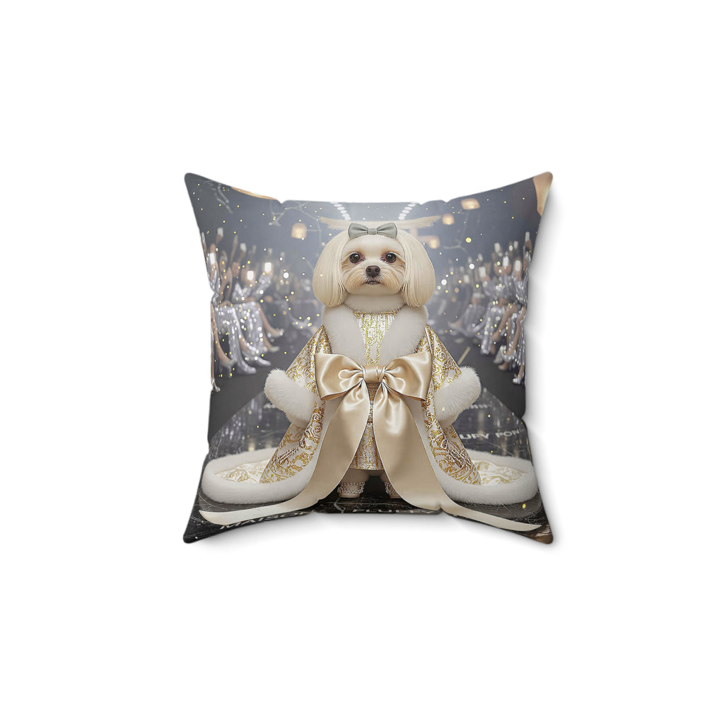 Royal Dog Art Cushion – Double-Sided Decorative Pillow