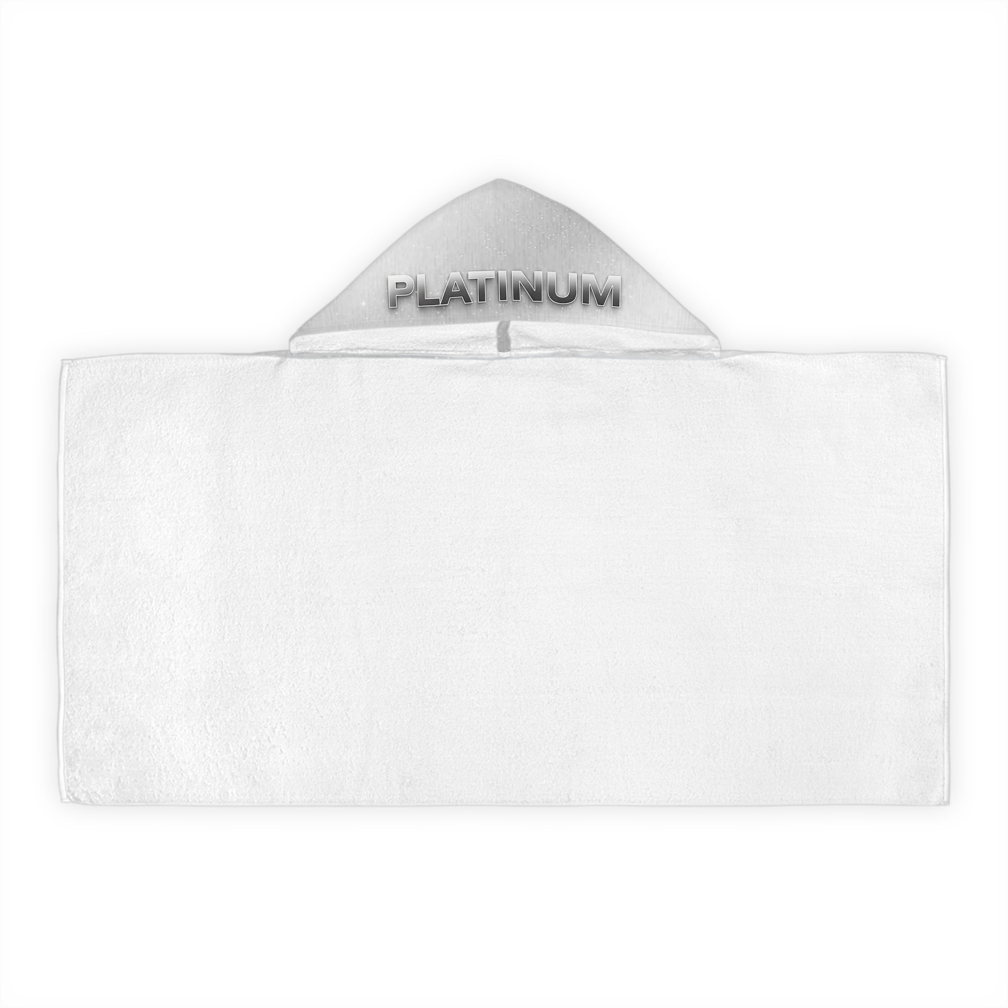 Platinum Hooded Towel – Luxury Silver Hooded Bath Towel for Kids & Home