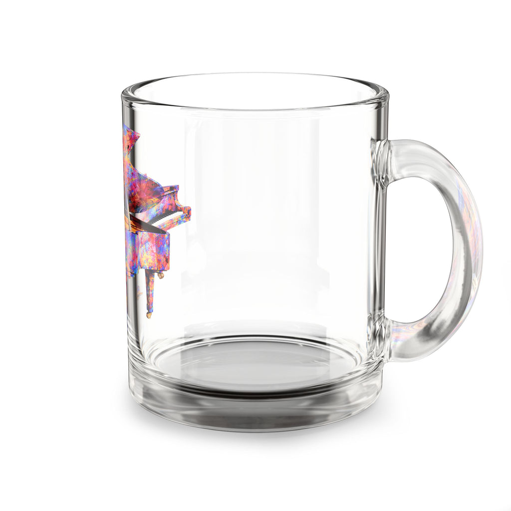 Floating Piano Glass Cup – Colorful Art Edition
