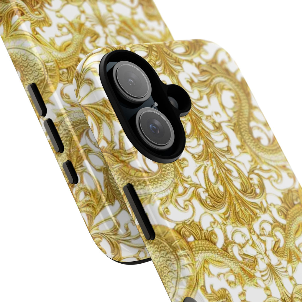 Gold Dragon Ornament Phone Case