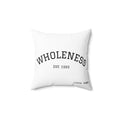 WHOLENESS × WYZ Reversible Typography Cushion | Minimal Modern Decorative Pillow