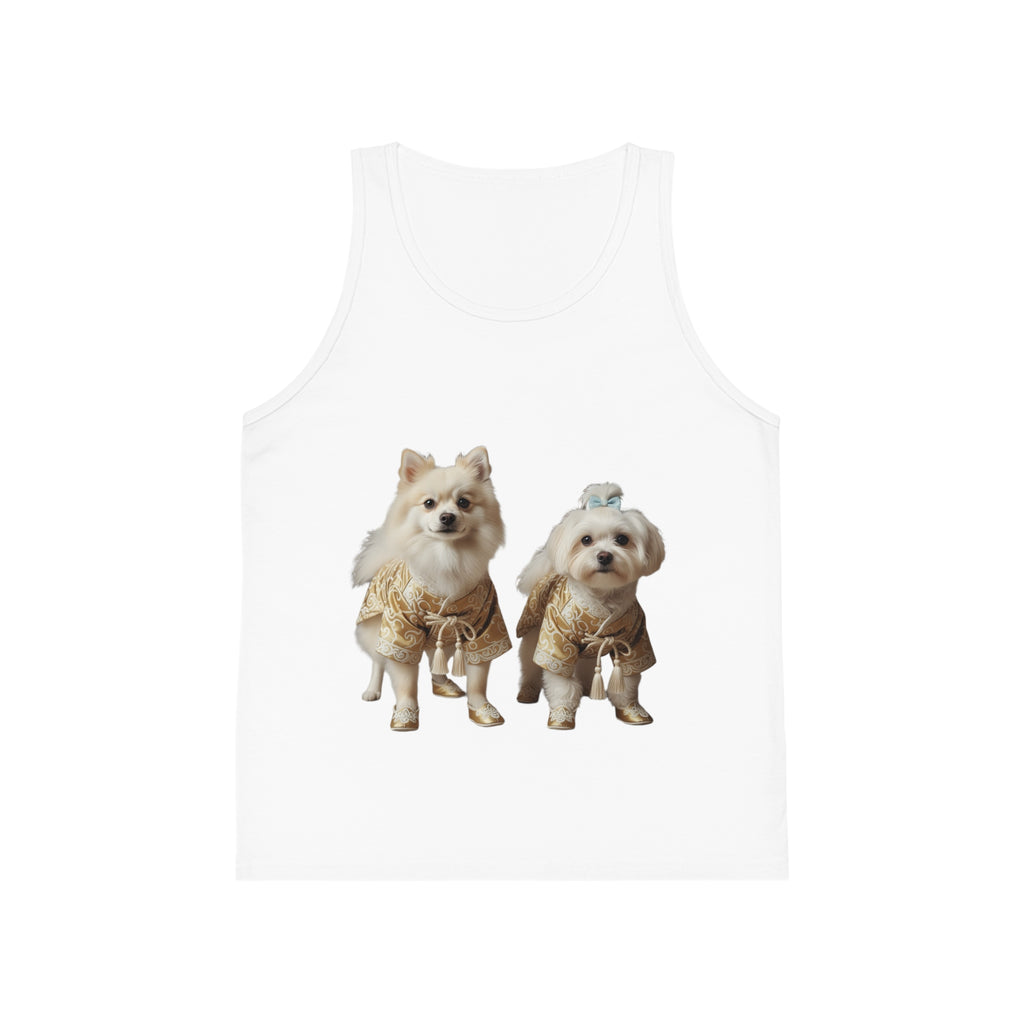 Sold‑Out Favorite Returns — Kids T‑Shirt with Twin Dog Illustration
