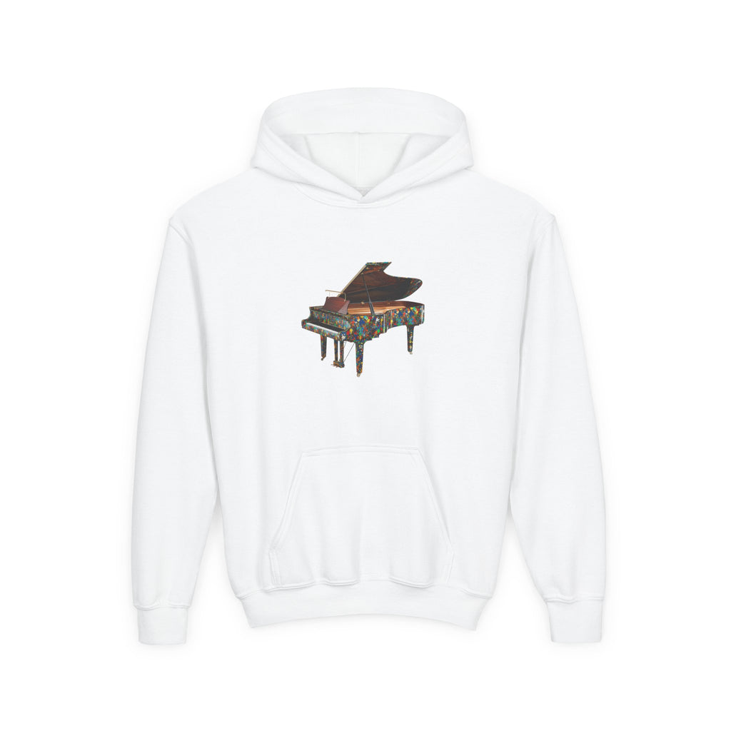 Colorful Grand Piano Hoodie – Art & Music Inspired Graphic Hoodie
