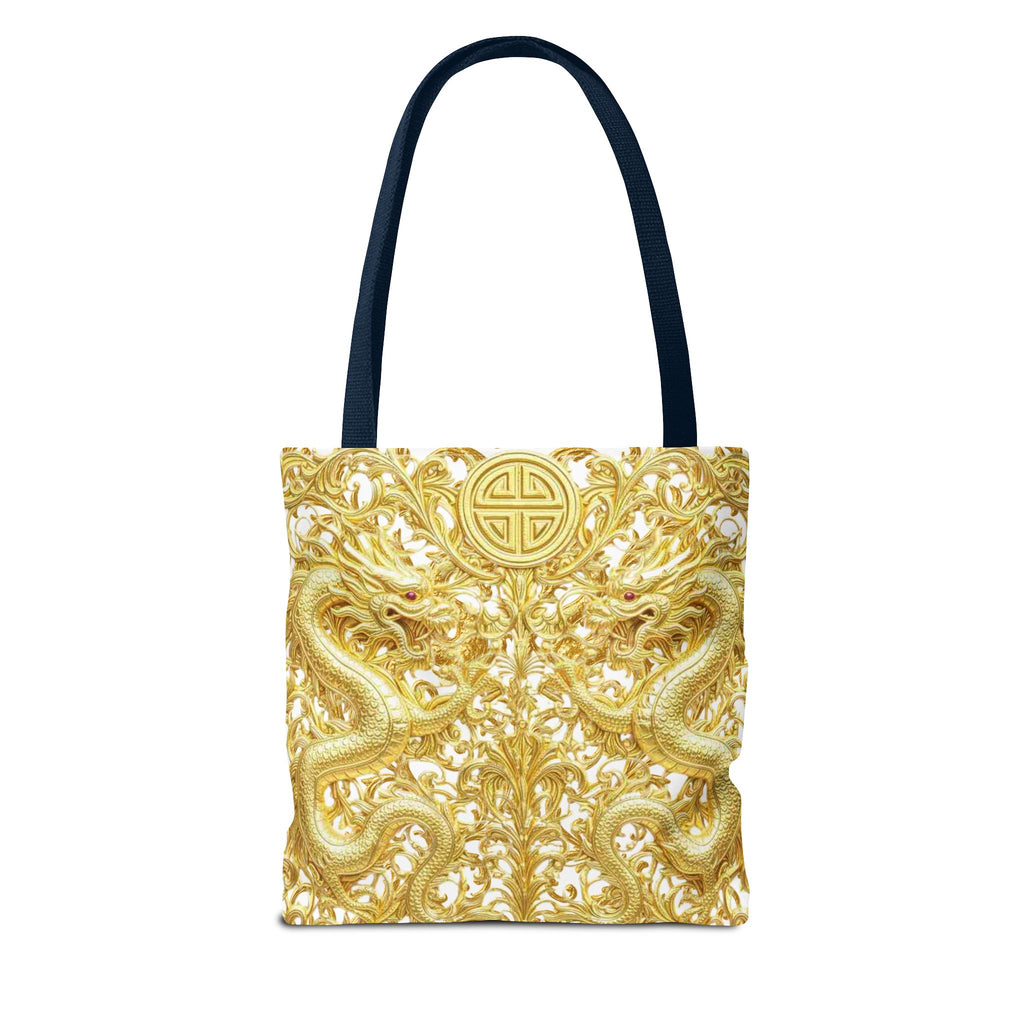 Gold Dragon Baroque Tote Bag – Luxury Statement Tote