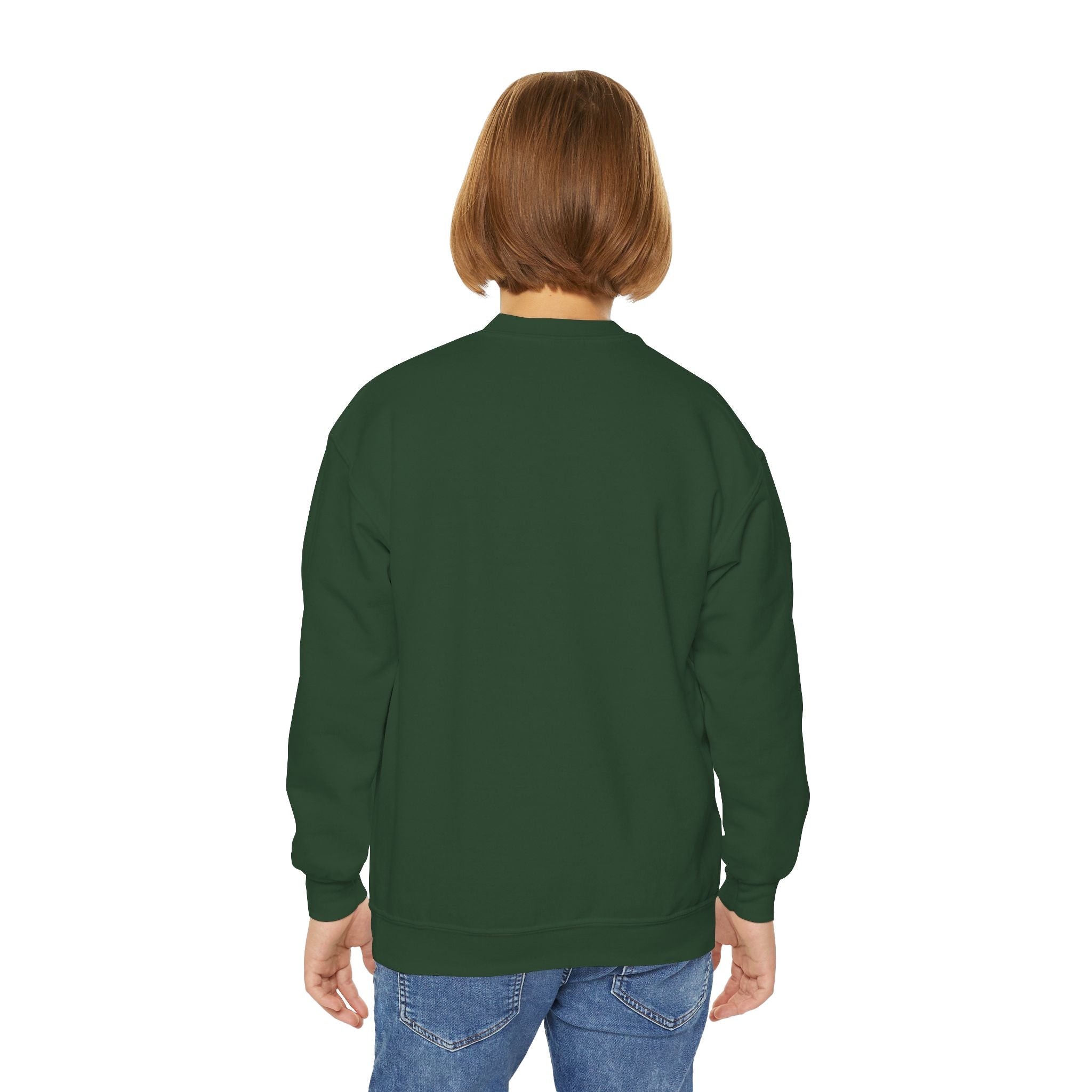 So Cute They Choose It First — Kids Sweatshirt with Twin Dog Illustration