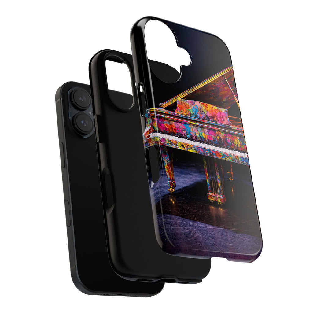 Colorful Grand Piano Phone Case | Artistic Luxury Piano Design