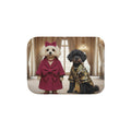 Luxury Sherpa Blanket – Elegant Dogs in Royal Attire