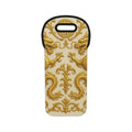 Golden Dragon Baroque Wine Tote – Elegant Gift Carry