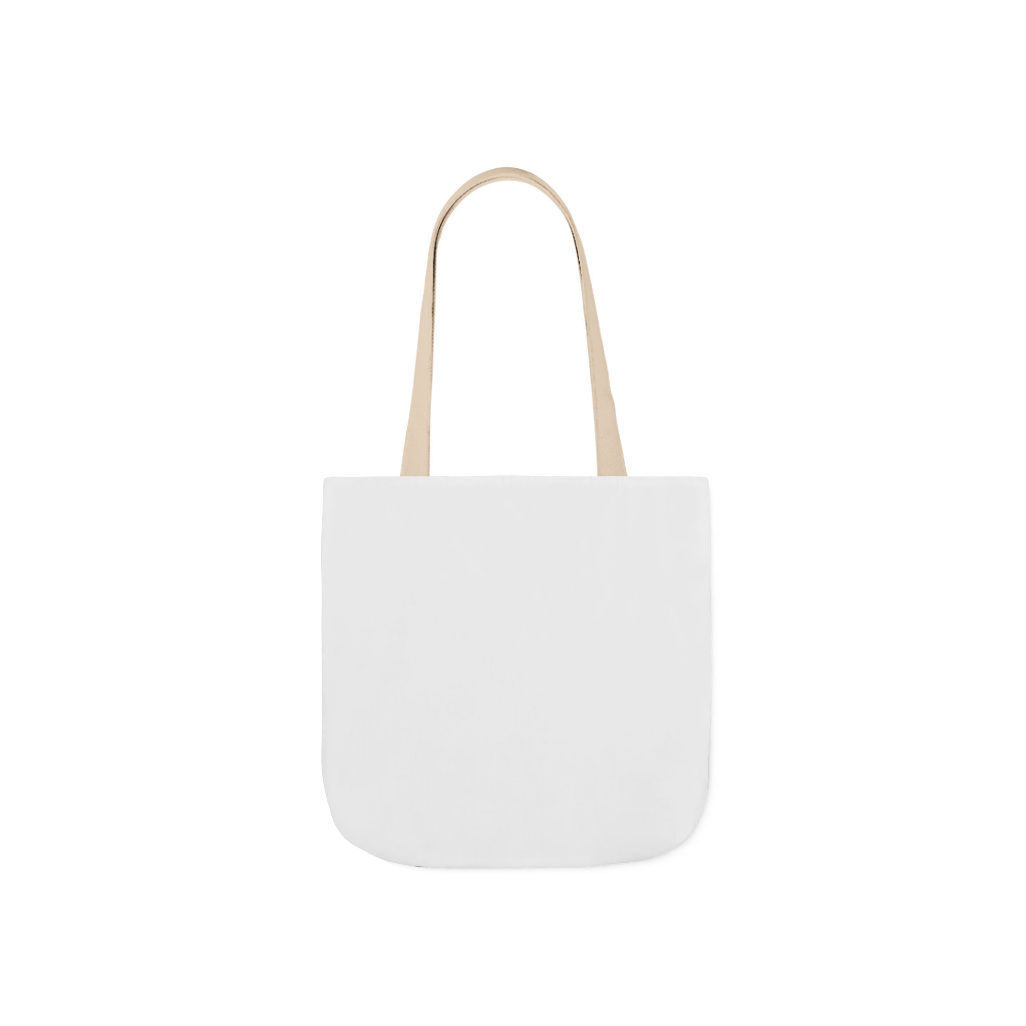 Biker Bunny Canvas Tote — Motorcycle Rabbit Graphic Tote Bag
