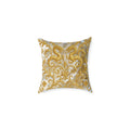 Golden Dragon Baroque Cushion Cover | Luxury Royal Gold Decorative Pillow