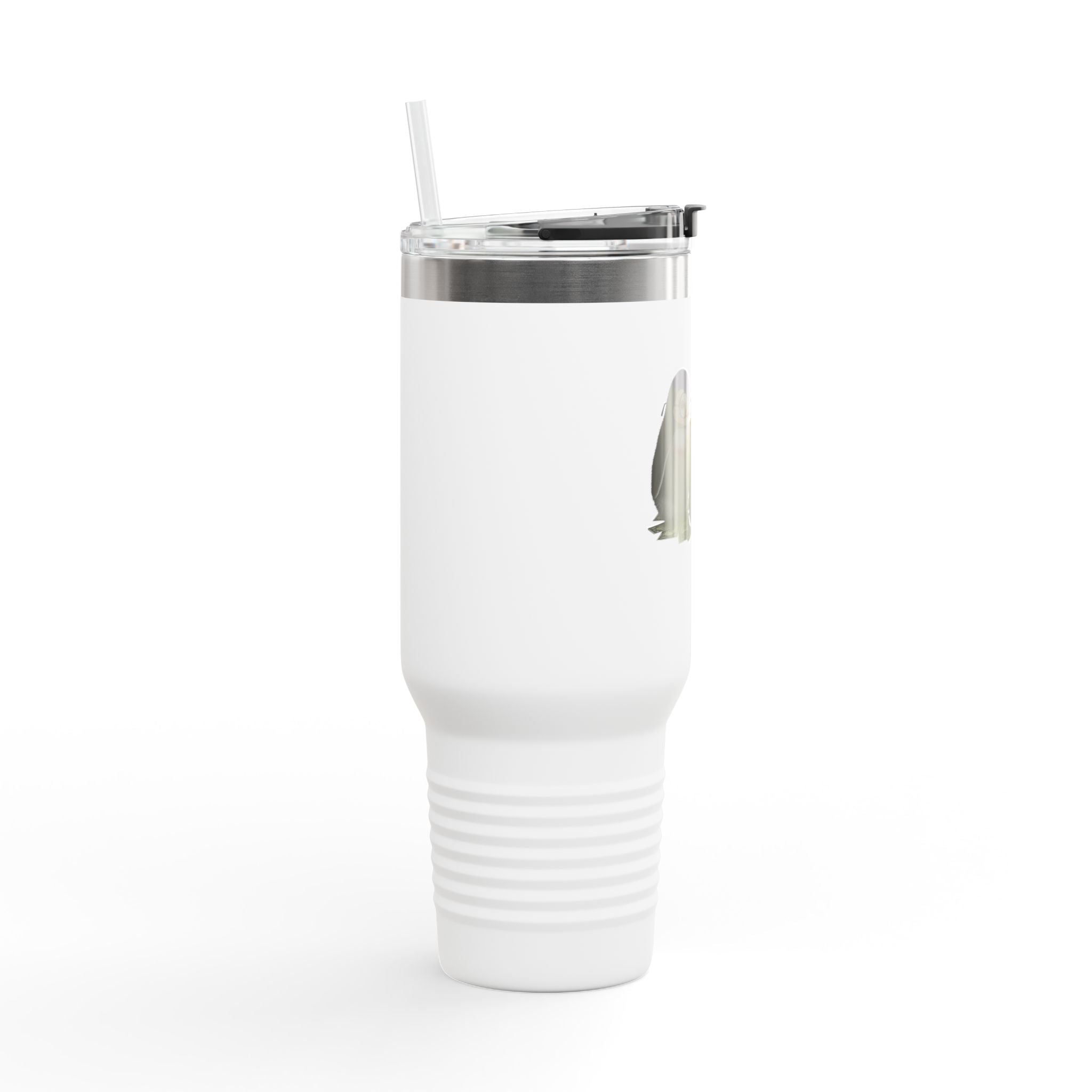 Penguin Money-Mug 40oz Insulated Travel Tumbler — Motivational Coffee Cup
