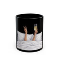 Custom Black Mug | Funny Aesthetic Coffee Cup | Unique Gift Mug