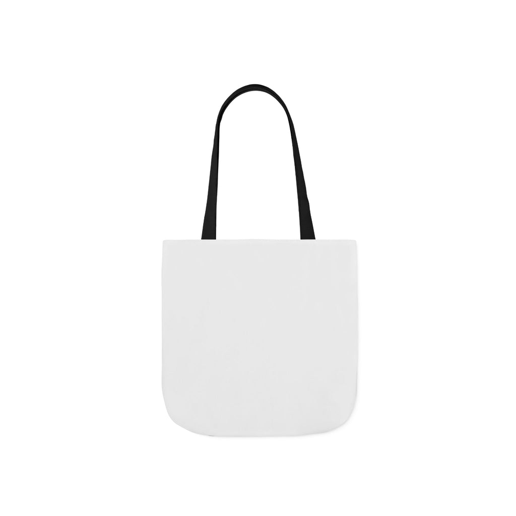 Biker Bunny Canvas Tote — Motorcycle Rabbit Graphic Tote Bag