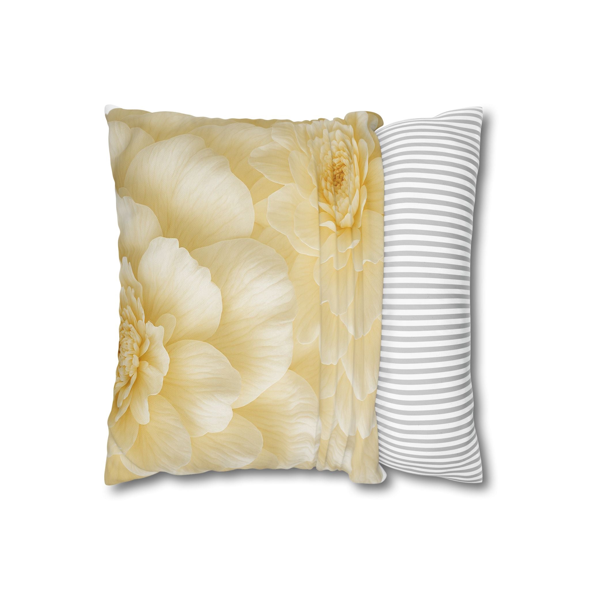 The Moment You Come Home, Your Heart Softens – Floral Cushion