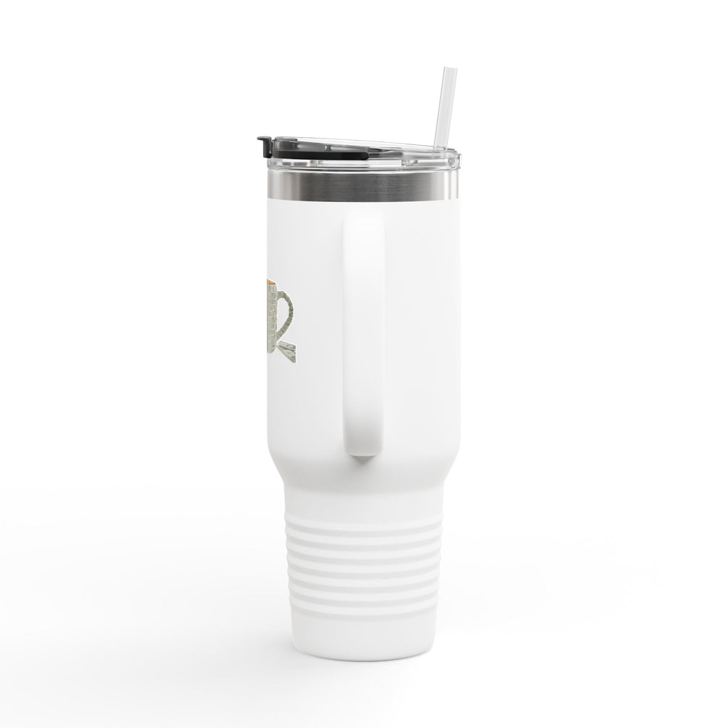 Penguin Money-Mug 40oz Insulated Travel Tumbler — Motivational Coffee Cup