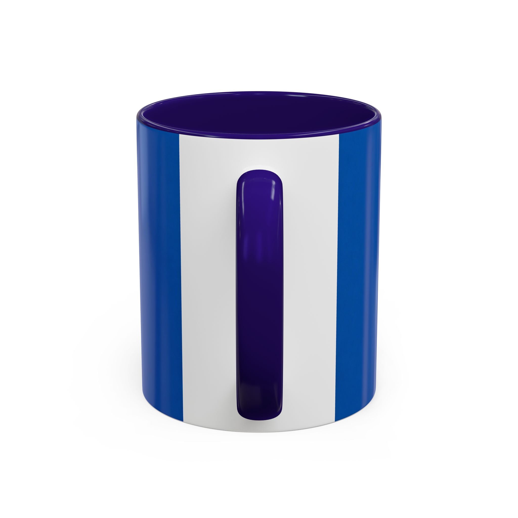 Blue Bunny Accent Mug – Cute Minimal Animal Art Cup