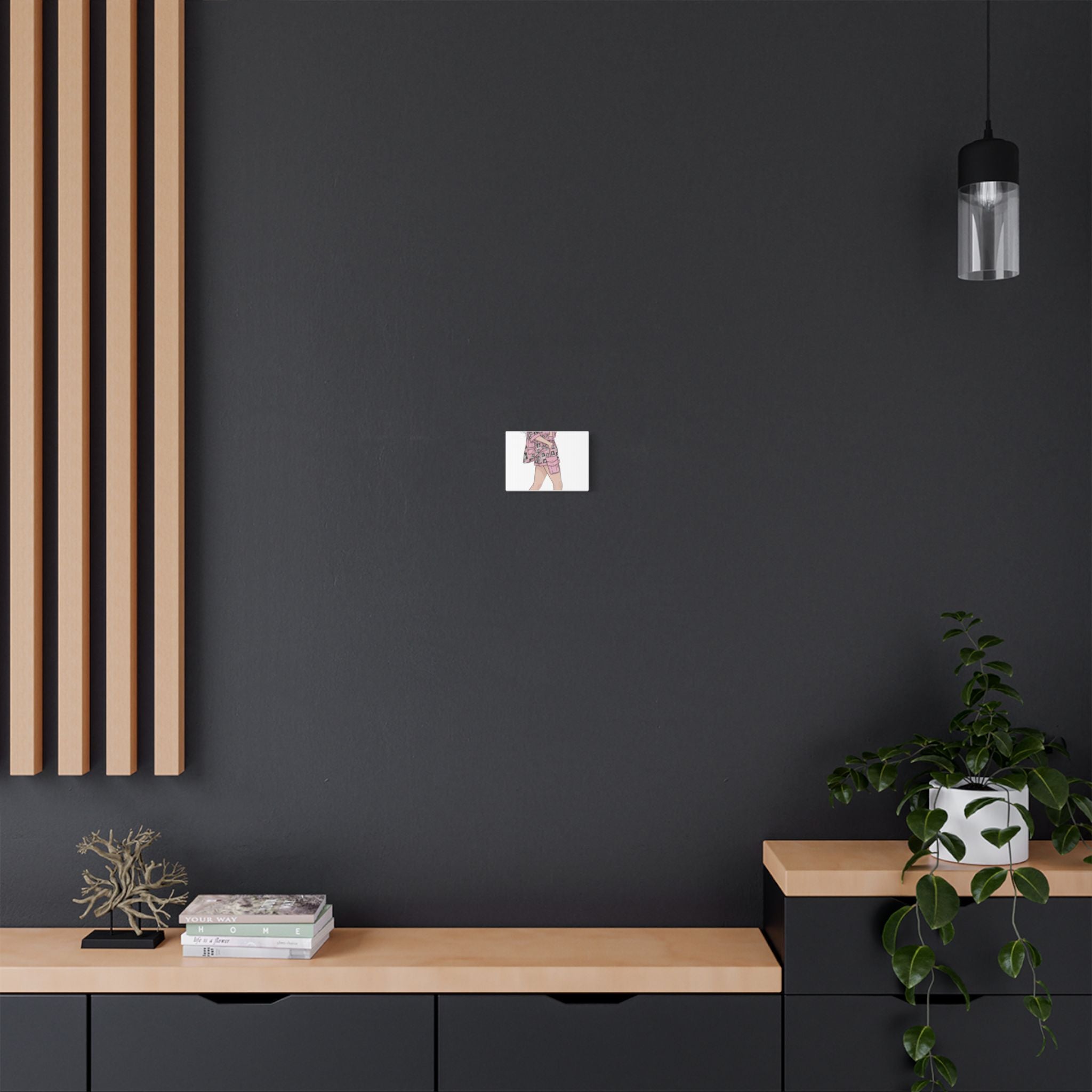 Minimal Fashion Illustration Canvas – A Quiet Statement for Your Space
