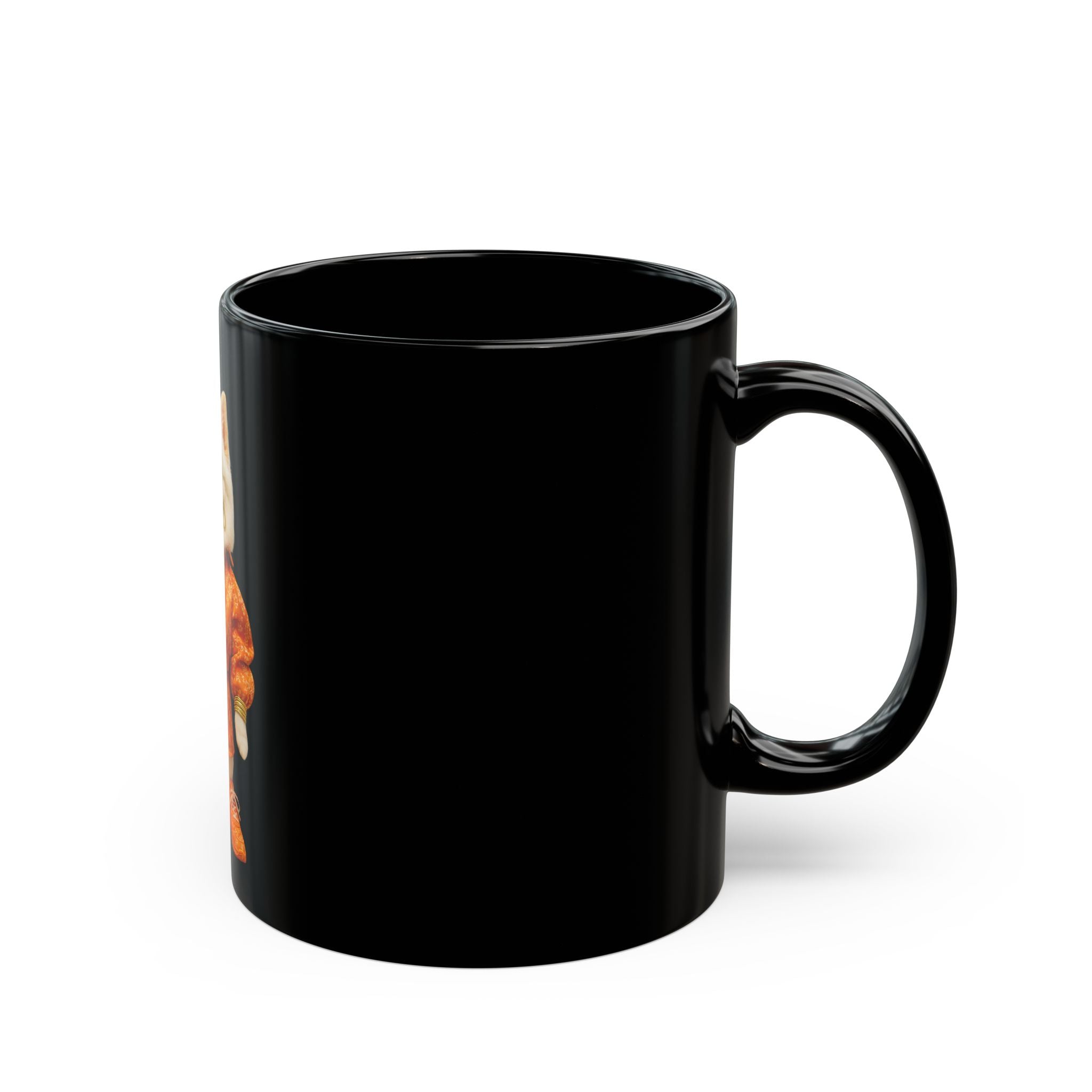 Streetwear Dog Character Black Mug — Bold Urban Pet Art (11oz/15oz)