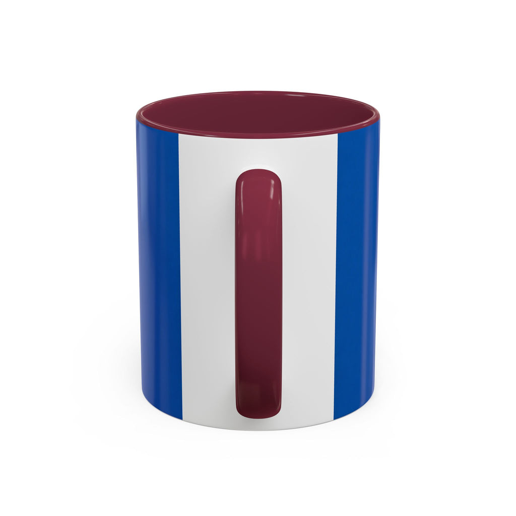 Blue Bunny Accent Mug – Cute Minimal Animal Art Cup