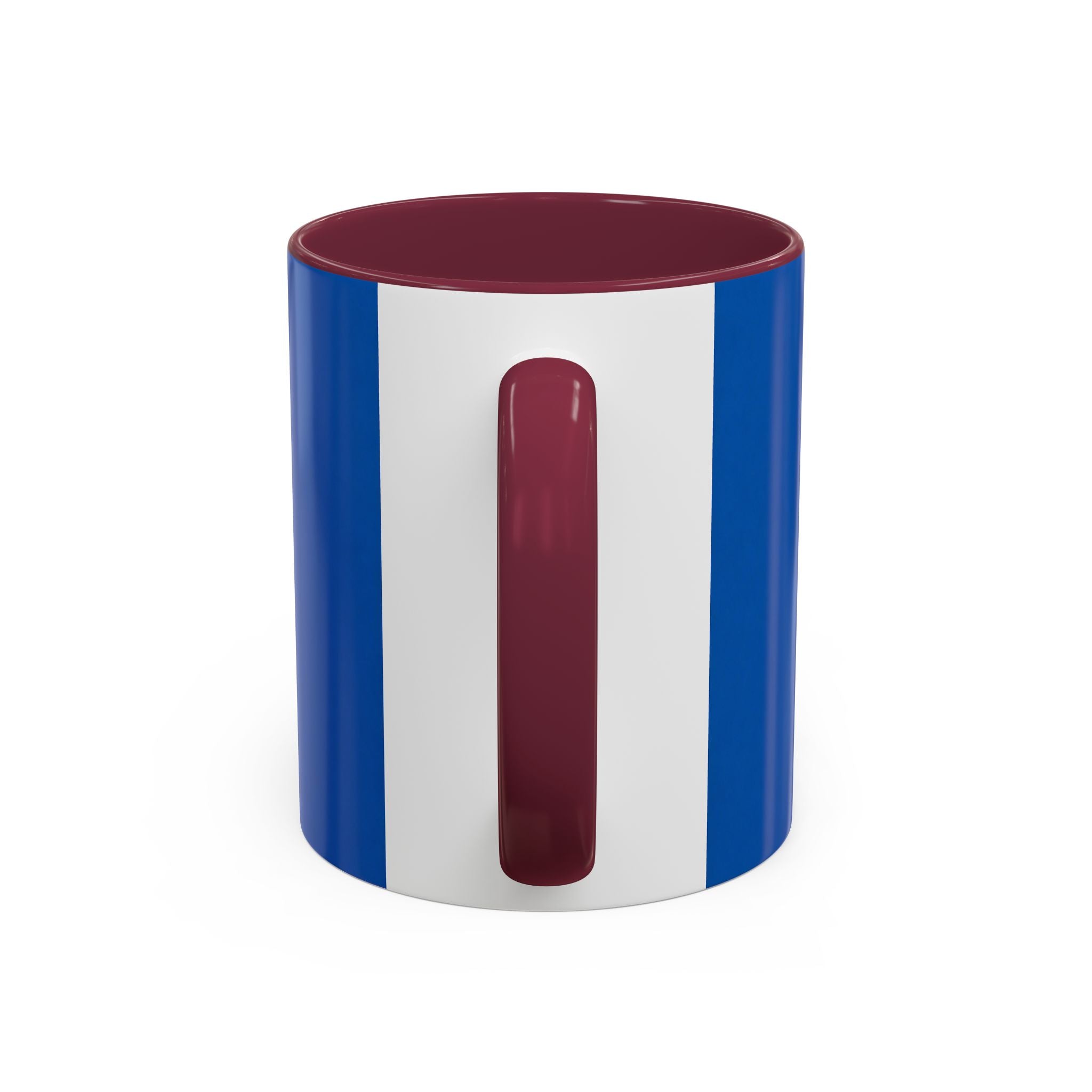Blue Bunny Accent Mug – Cute Minimal Animal Art Cup