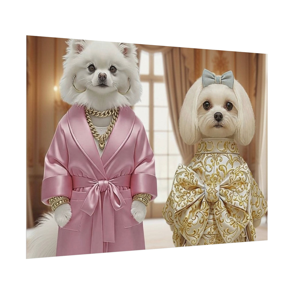 Royal Companions Portrait Style Wall Art
