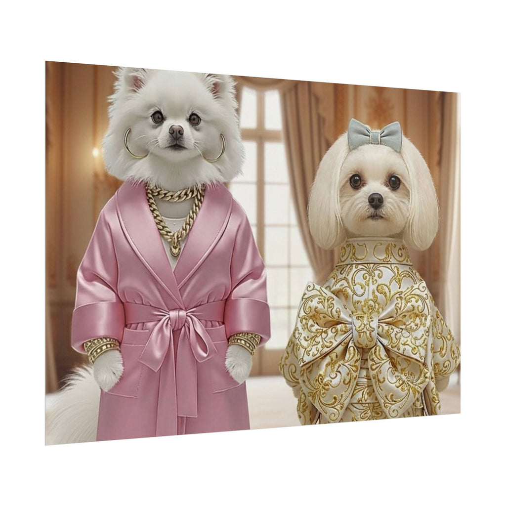 Royal Companions Portrait Style Wall Art