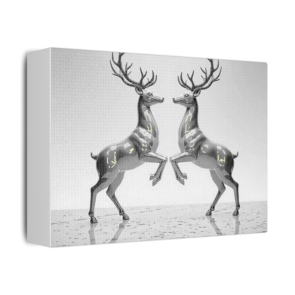 Twin Reindeer Canvas