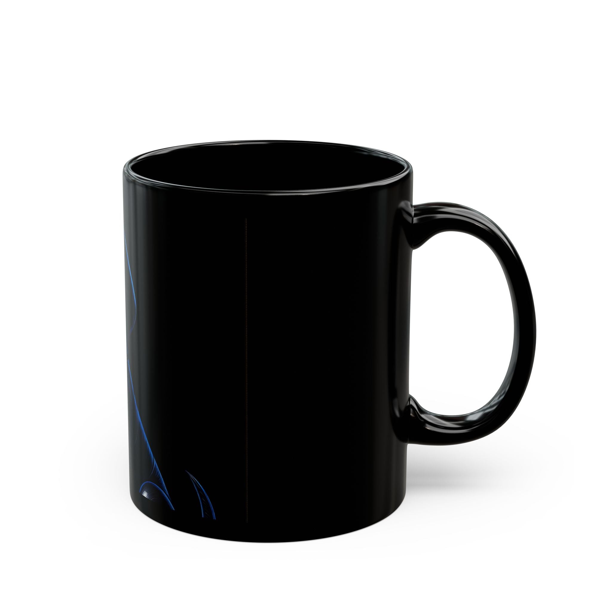 Midnight Guardian — Dark Art Dog Mug