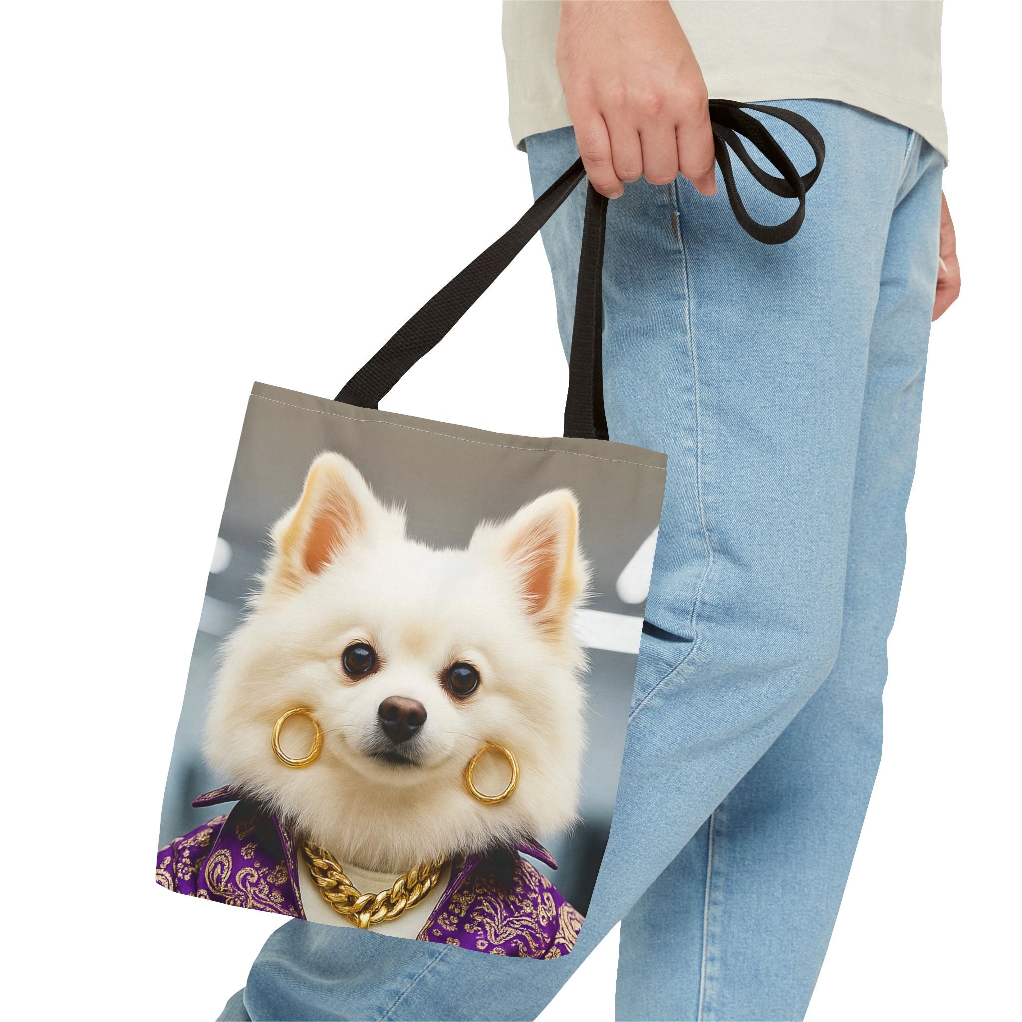 Luxury Royal Dog Tote Bag – Quiet Joy Style